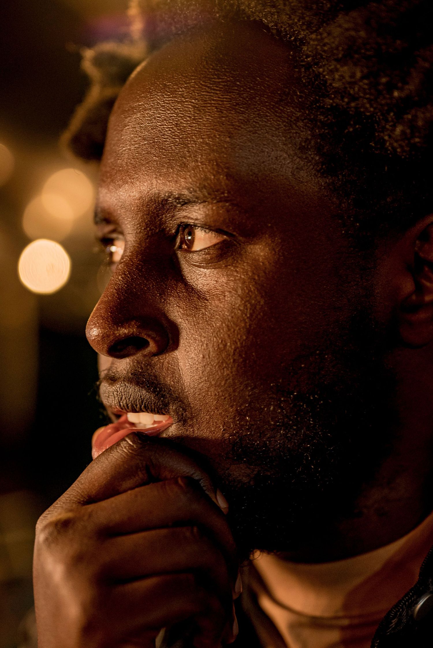 Portrait of a Young man wondering