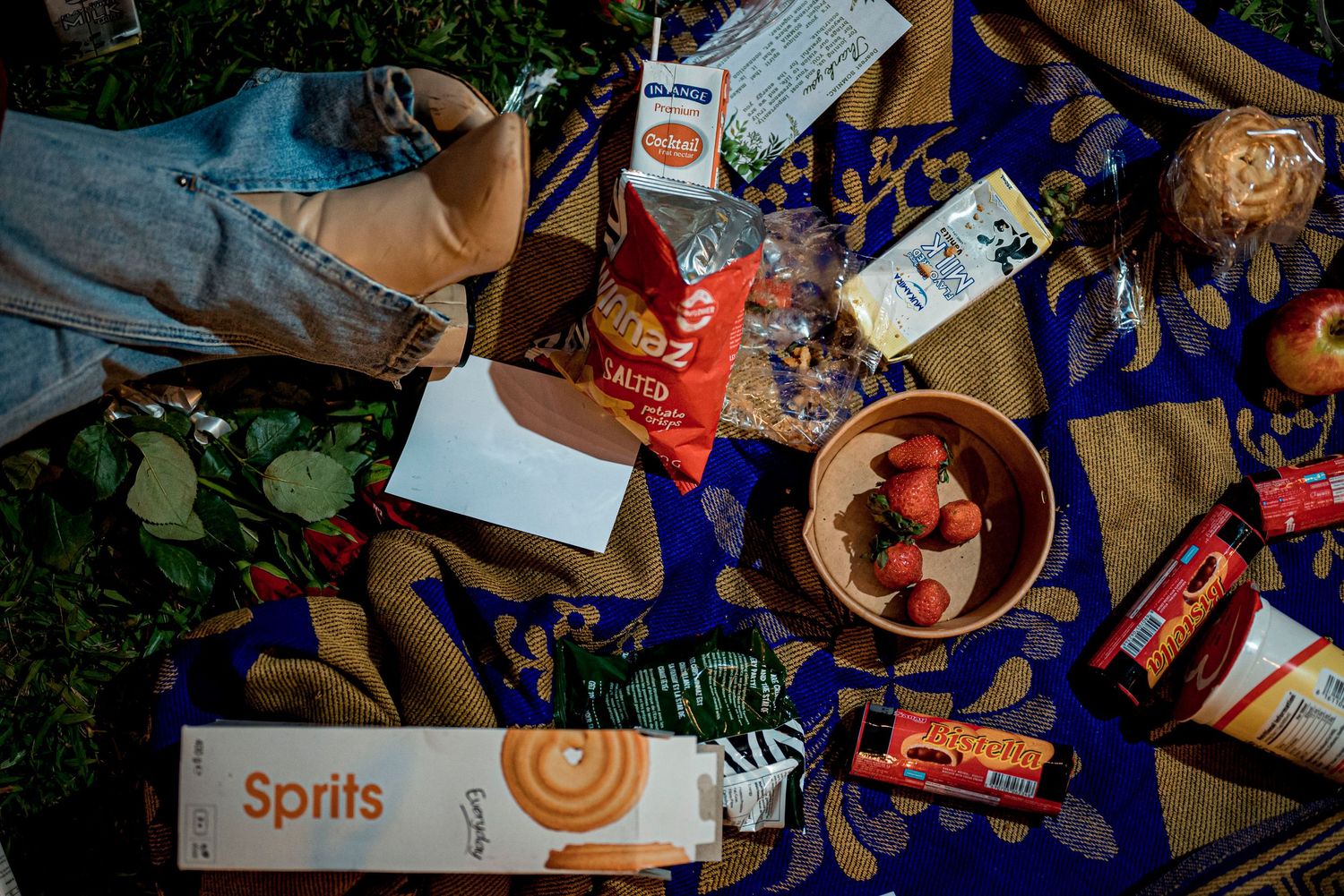 Fruits and snacks