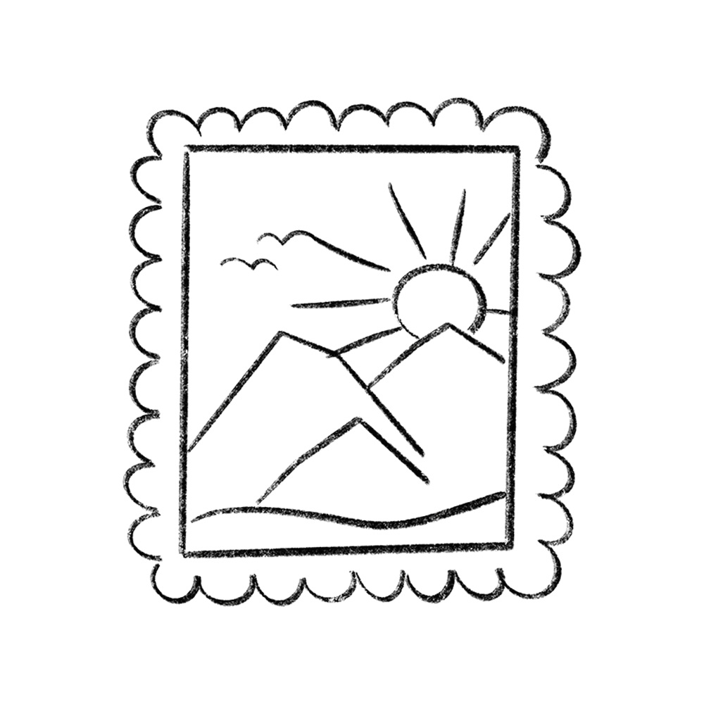 Simple line drawing of a camera icon in black on white background.