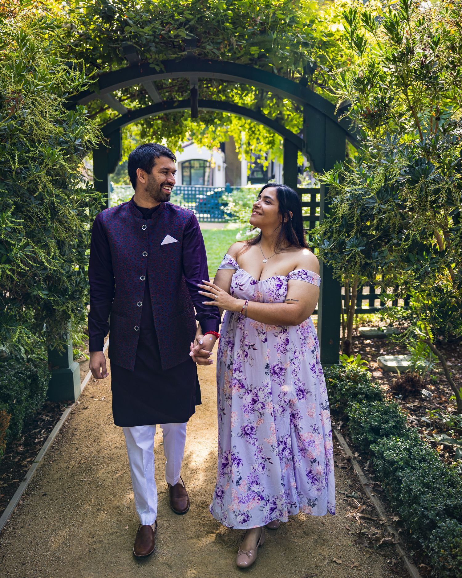 Strolling through the Elizabeth Gamble Gardens