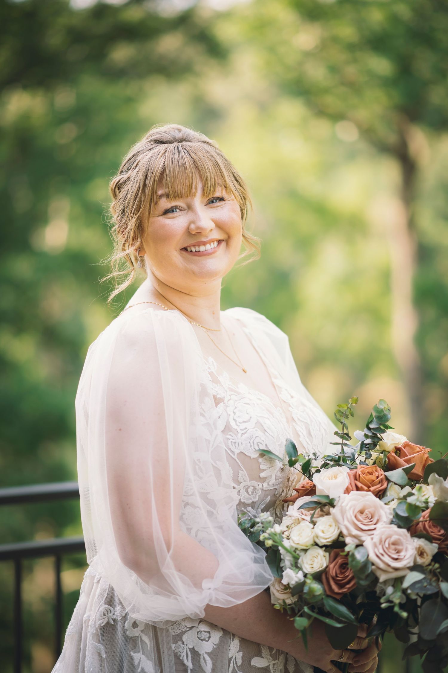 With your choice of Engagement Photos or Bridal Portraits like these are included in every wedding. Connect with us today to begin!