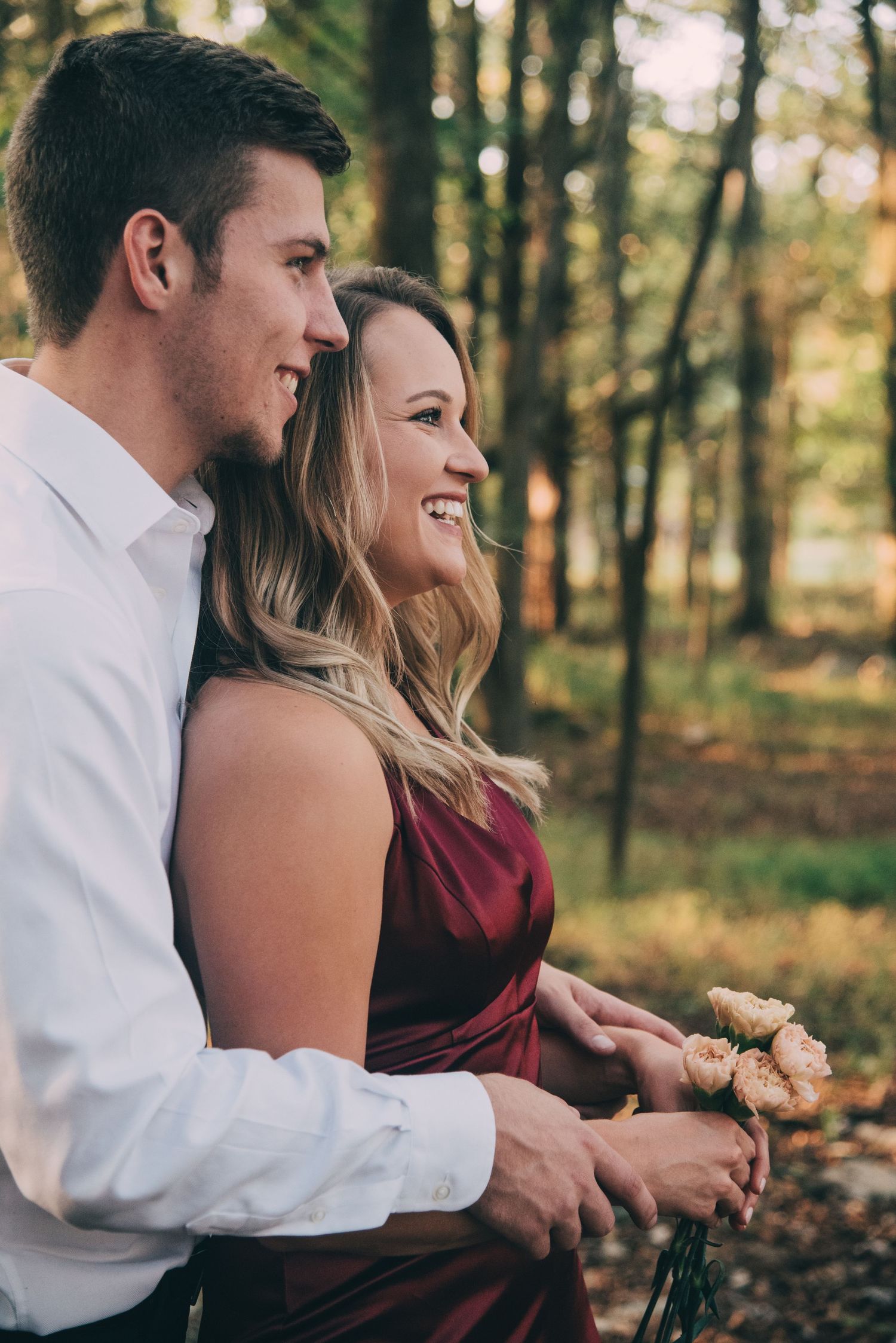 Tennessee State Park Engagement Session: happy couple