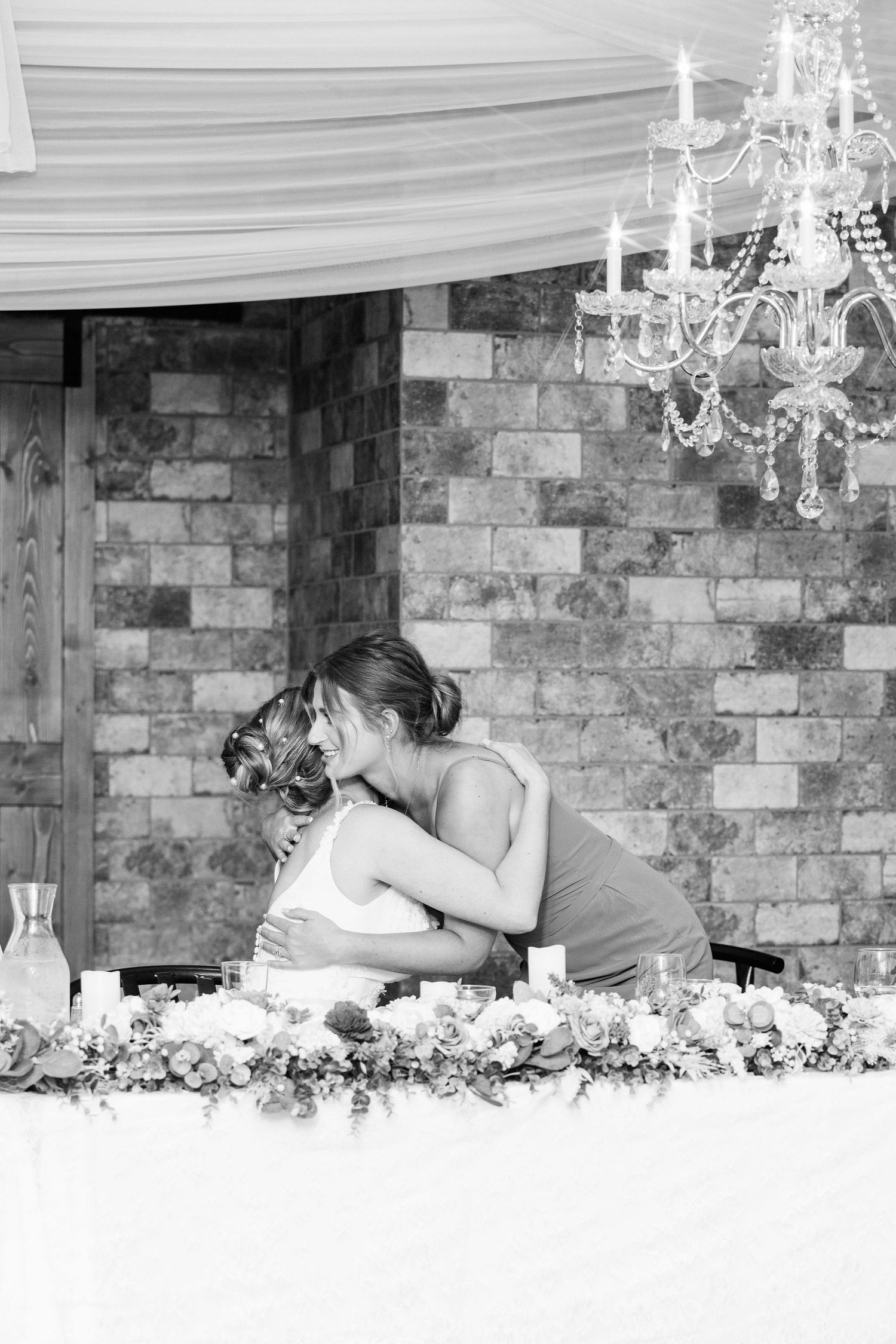 Maid of honor speech at Lapeer Country Club wedding in Michigan