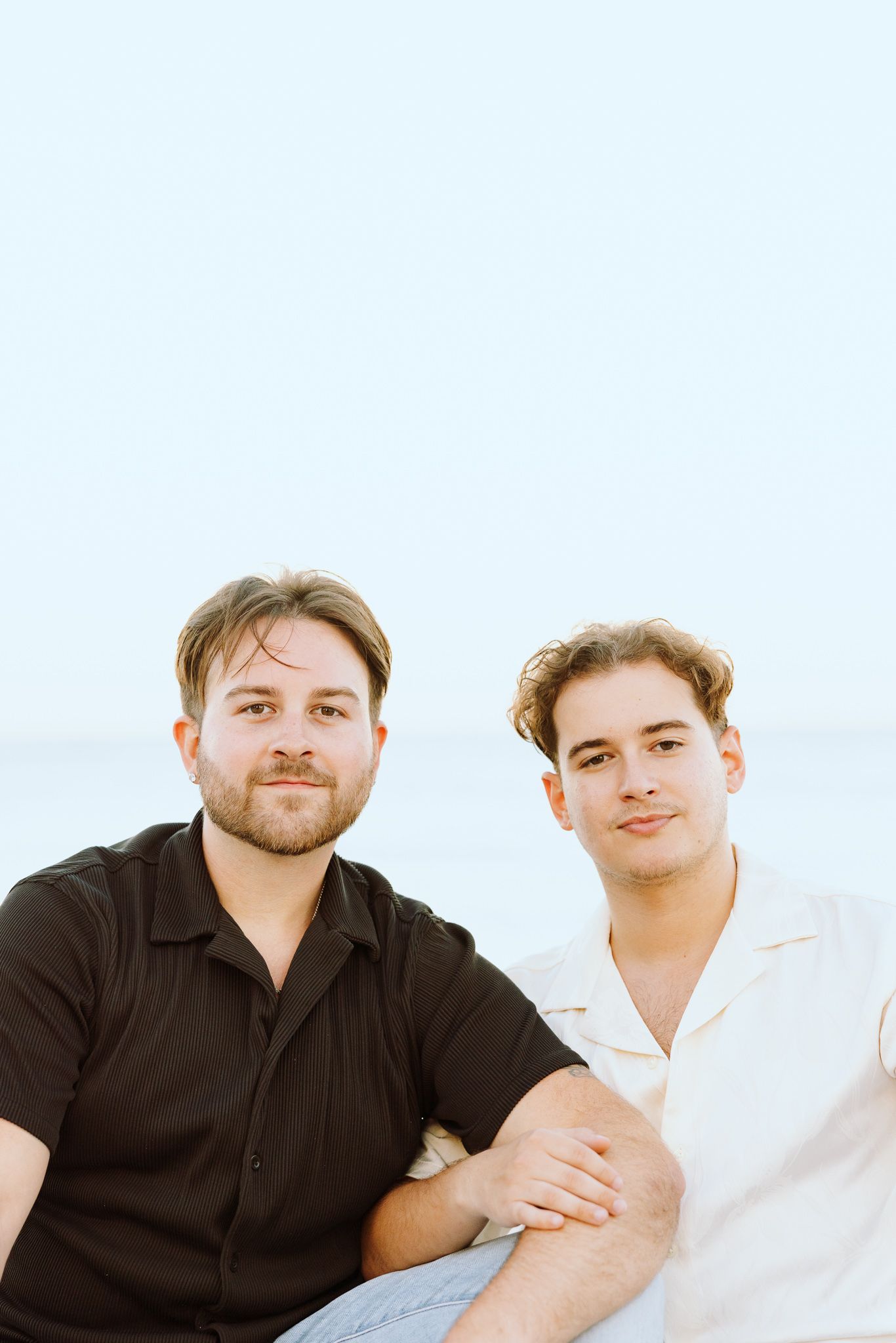 LGBTQ+ standing sitting on North Miami Beach in Florida