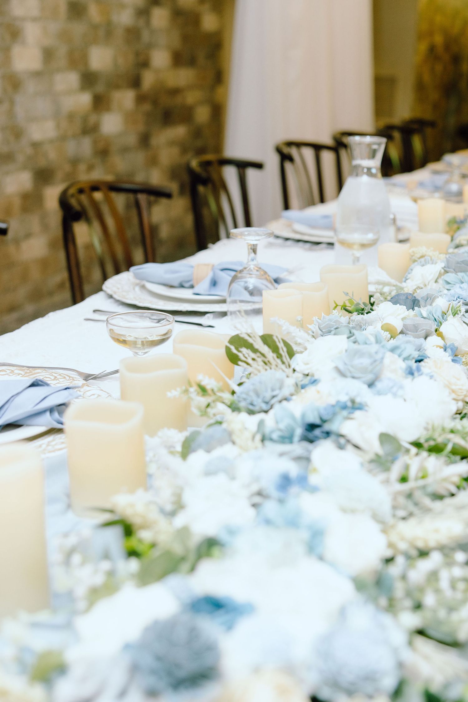 Detail photos of table setting at Lapeer Country Club wedding in Michigan
