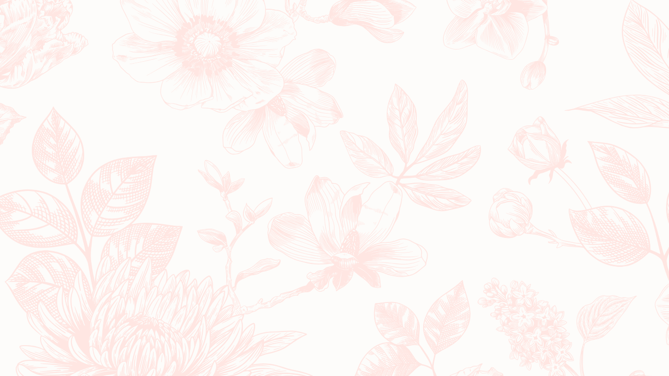 Pink floral toile background