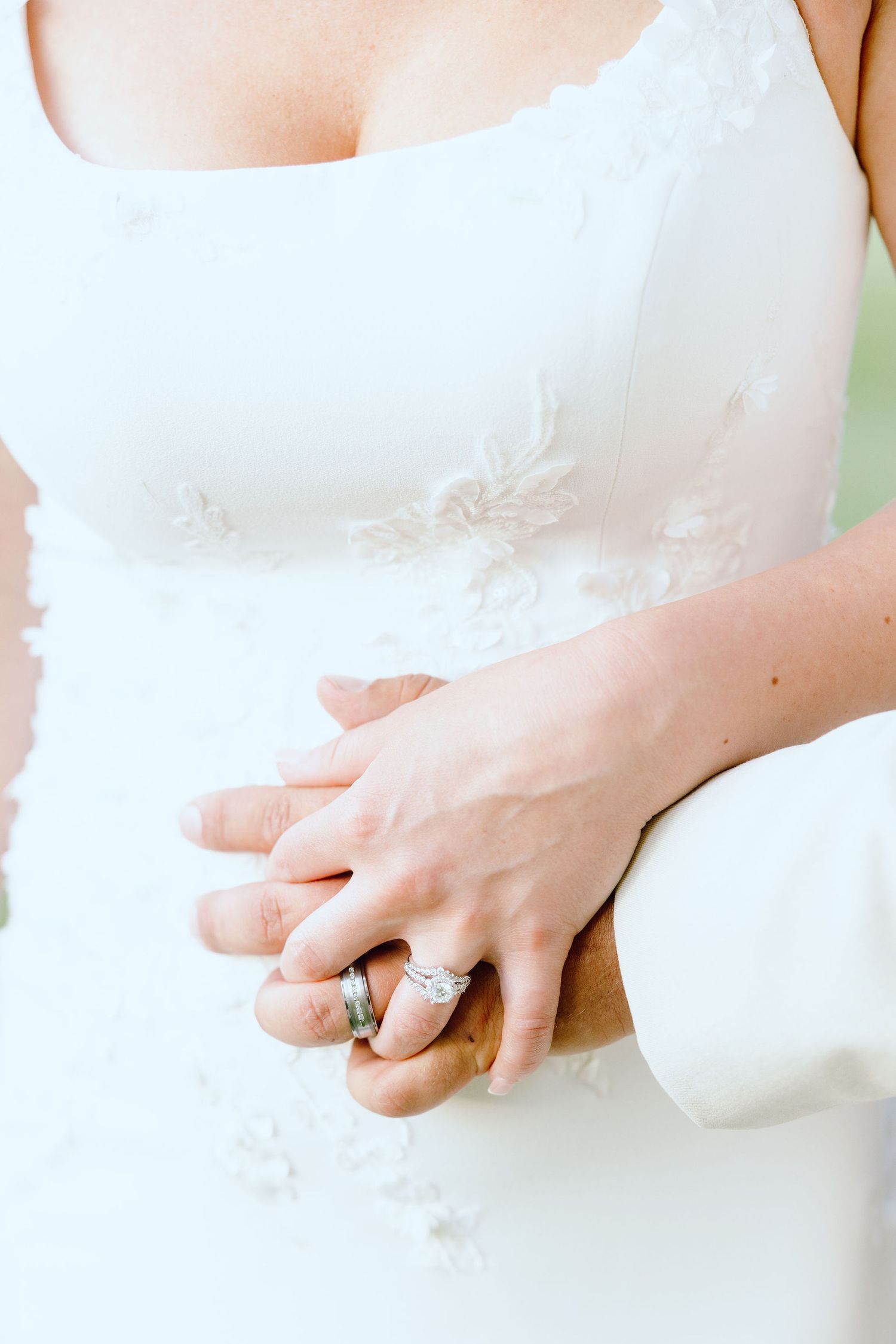 Detail photos of rings at Lapeer Country Club wedding in Michigan