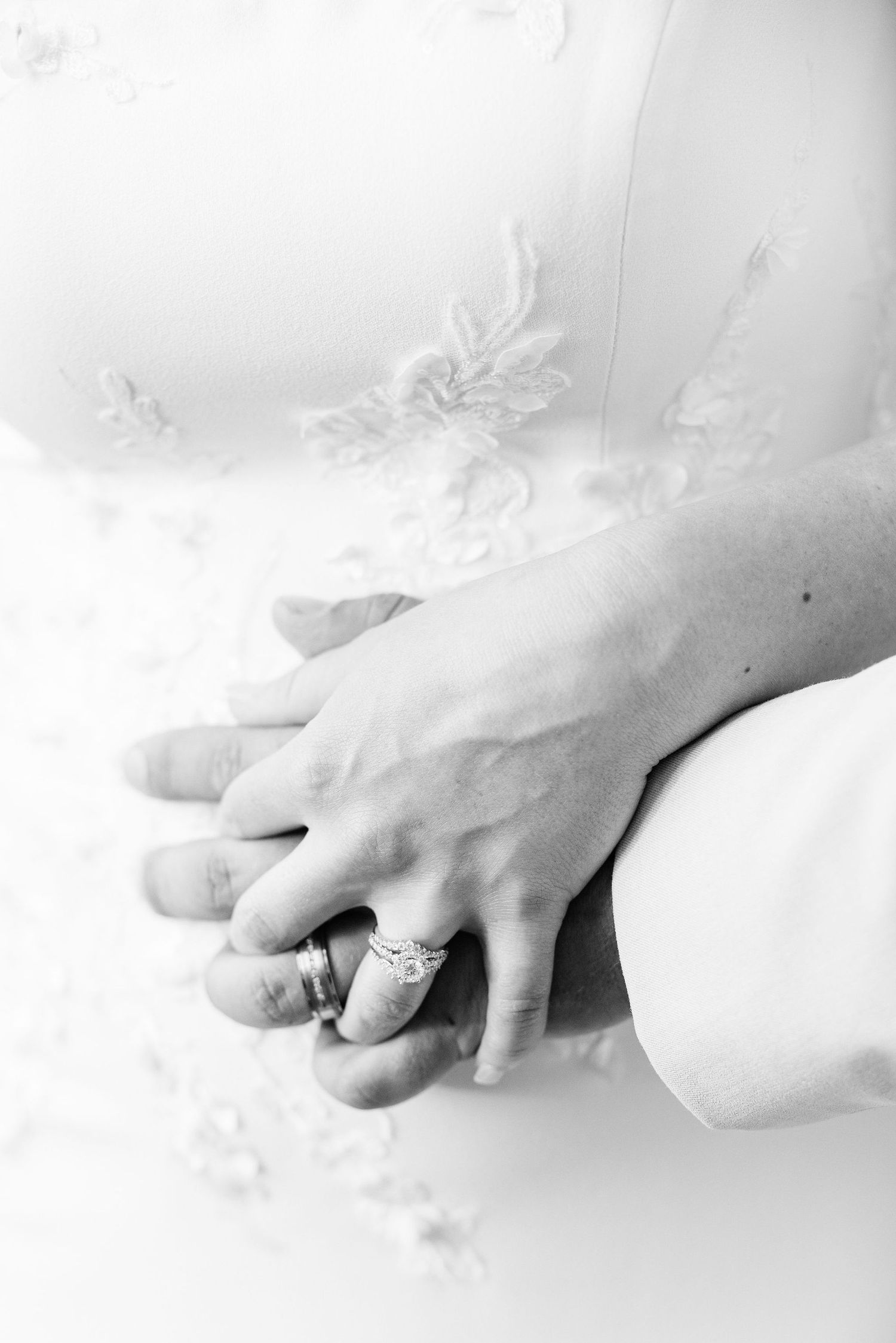 Detail photos of rings at Lapeer Country Club wedding in Michigan