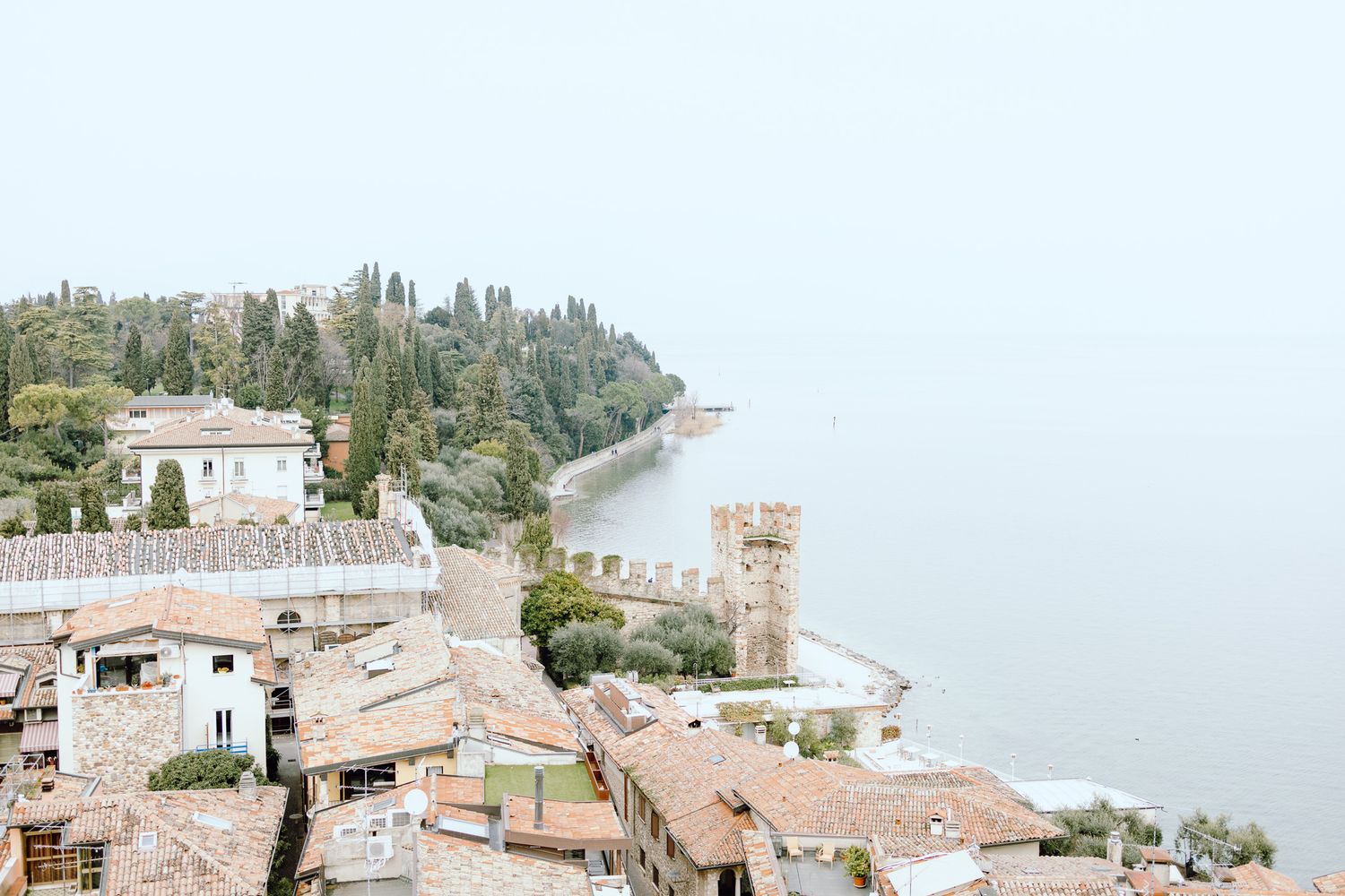 Landscape at Lake Garda, Italy