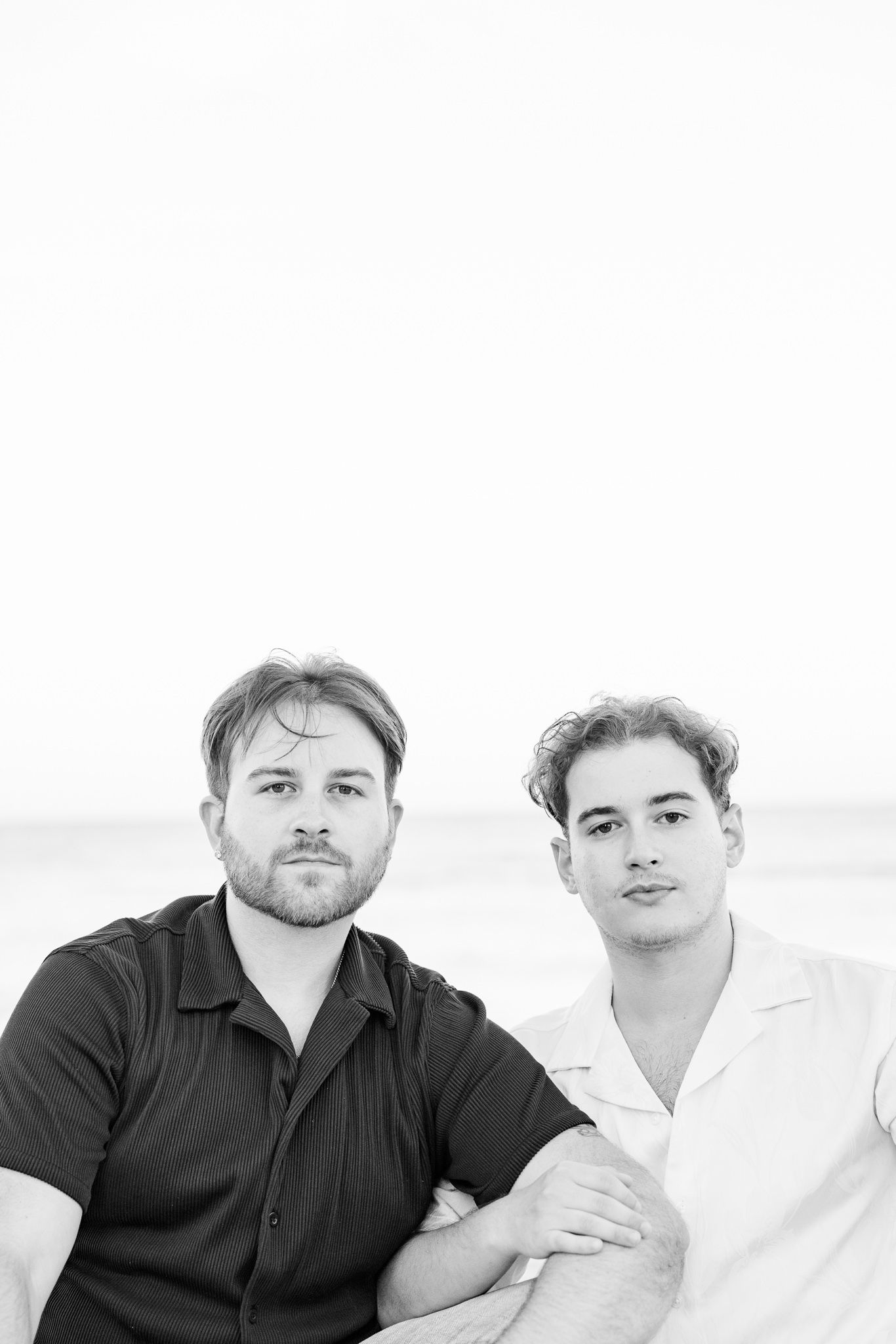LGBTQ+ standing sitting on North Miami Beach in Florida