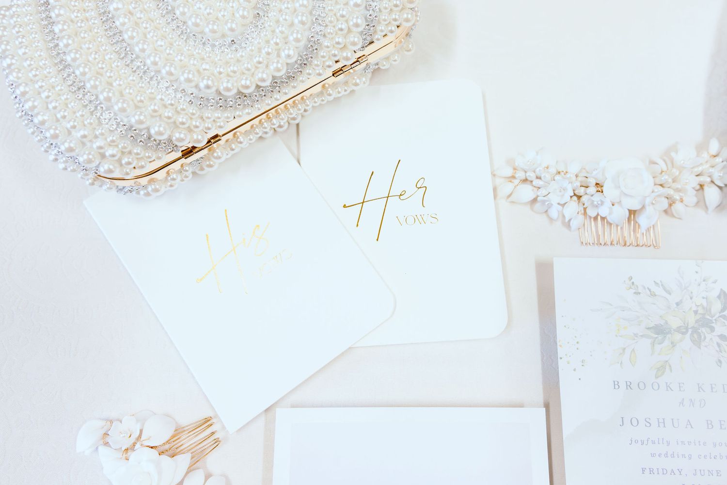 Detail photos of flat lay at Lapeer Country Club wedding in Michigan