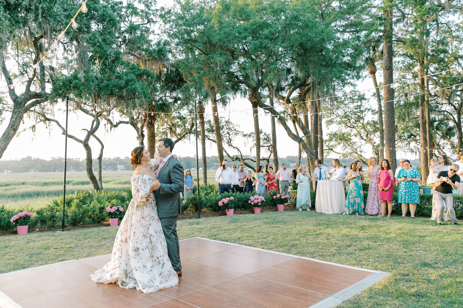 A Colorful and Fun Hilton Head Island At-Home Wedding with Katie \u0026 Nick -  Savannah Wedding Photographer | Marianne Lucille Photography, image size:1500x1000