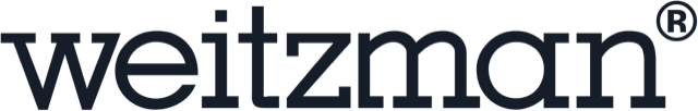 Weitzman company logo in dark gray text.