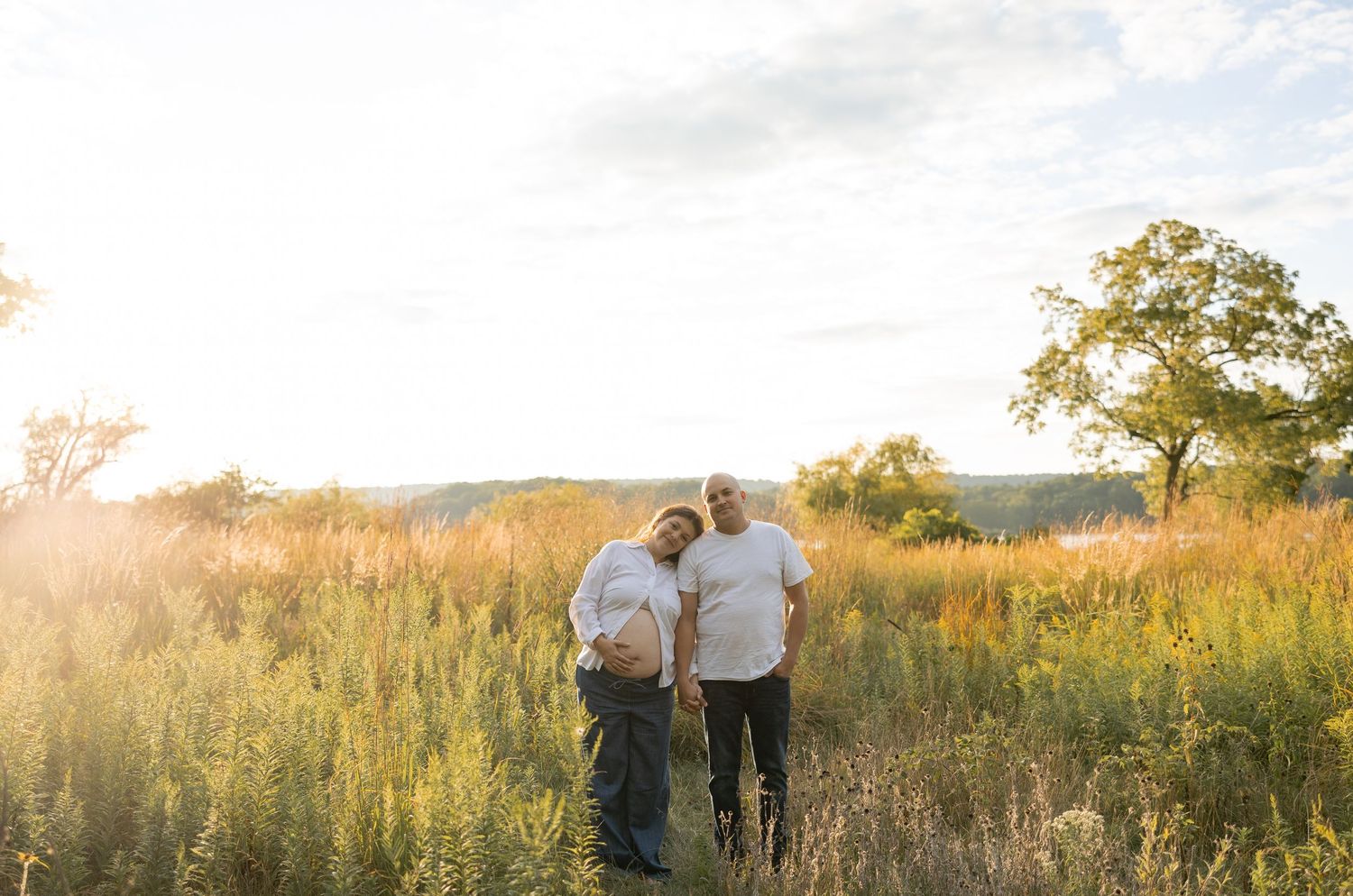 Sunset Maternity Milestone Session in Hamilton, Ontario.