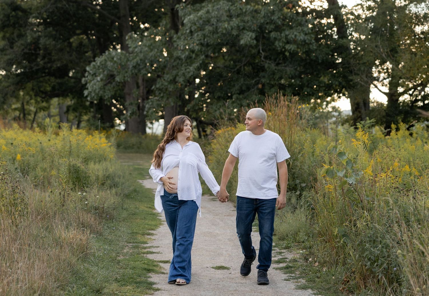 Sunset Maternity Milestone Session in Hamilton, Ontario.