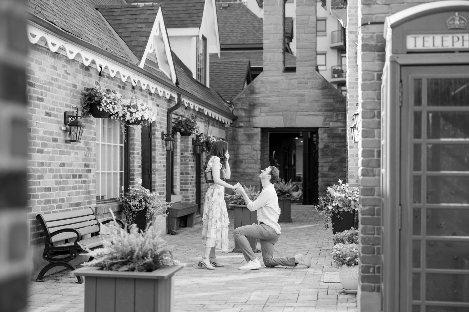 Proposal and Engagement Session at Burlington Village, Ontario.