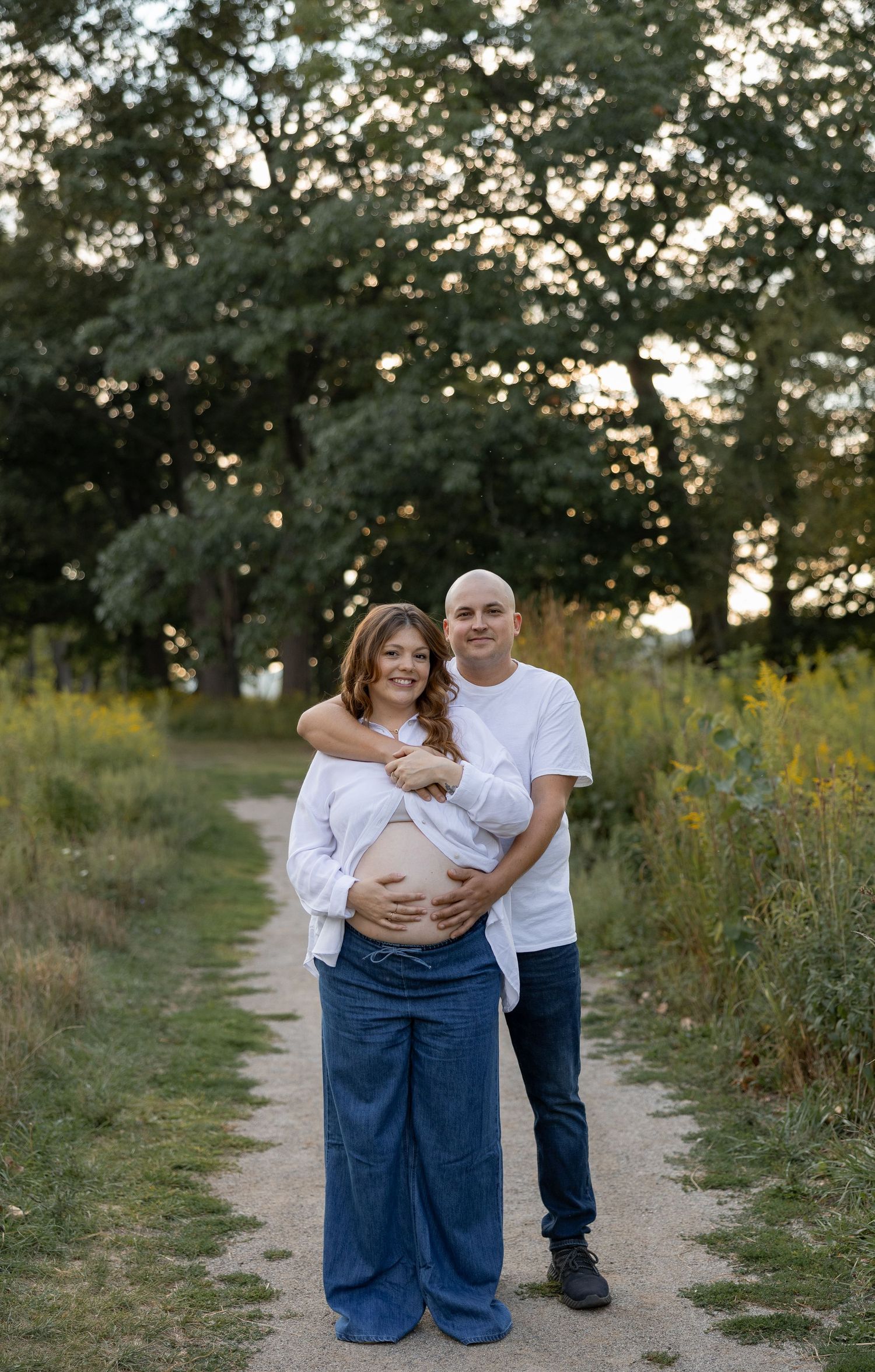 Sunset Maternity Milestone Session in Hamilton, Ontario.