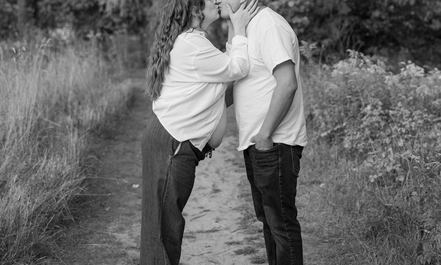 Sunset Maternity Milestone Session in Hamilton, Ontario.