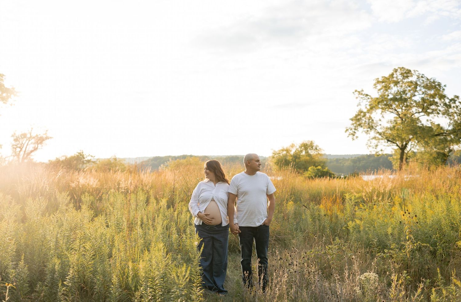 Sunset Maternity Milestone Session in Hamilton, Ontario.