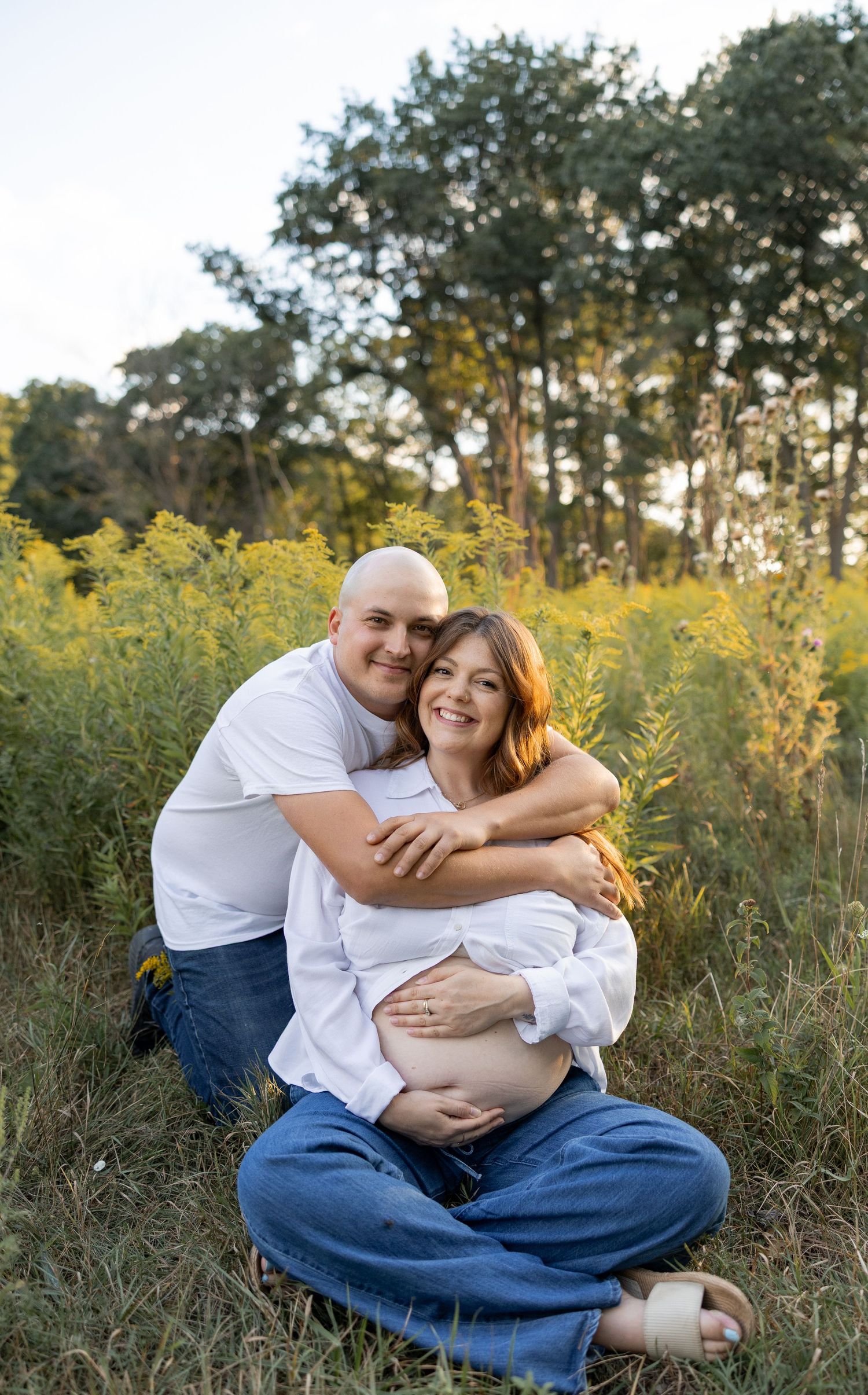 Sunset Maternity Milestone Session in Hamilton, Ontario.