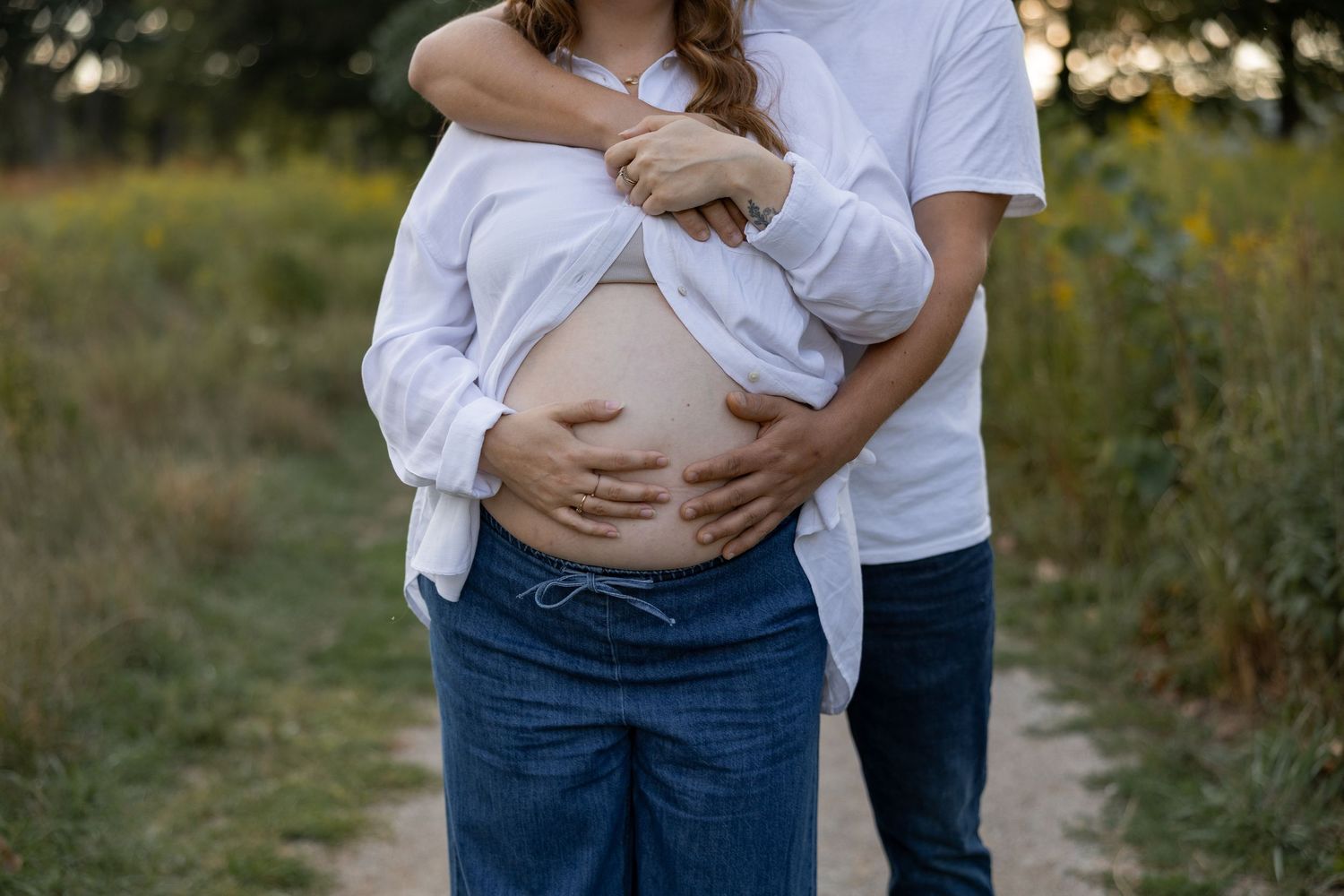 Sunset Maternity Milestone Session in Hamilton, Ontario.