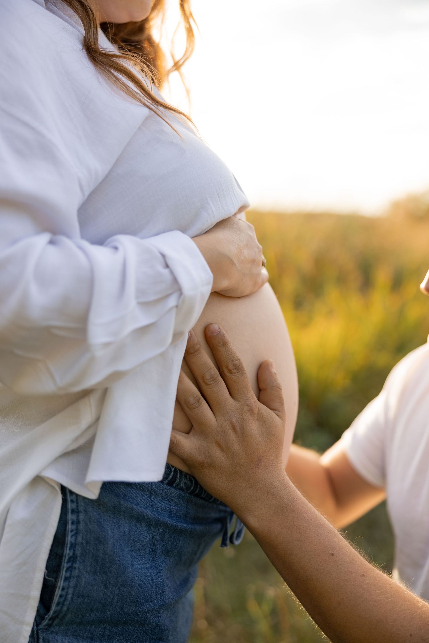 Sunset Maternity Milestone Session in Hamilton, Ontario.