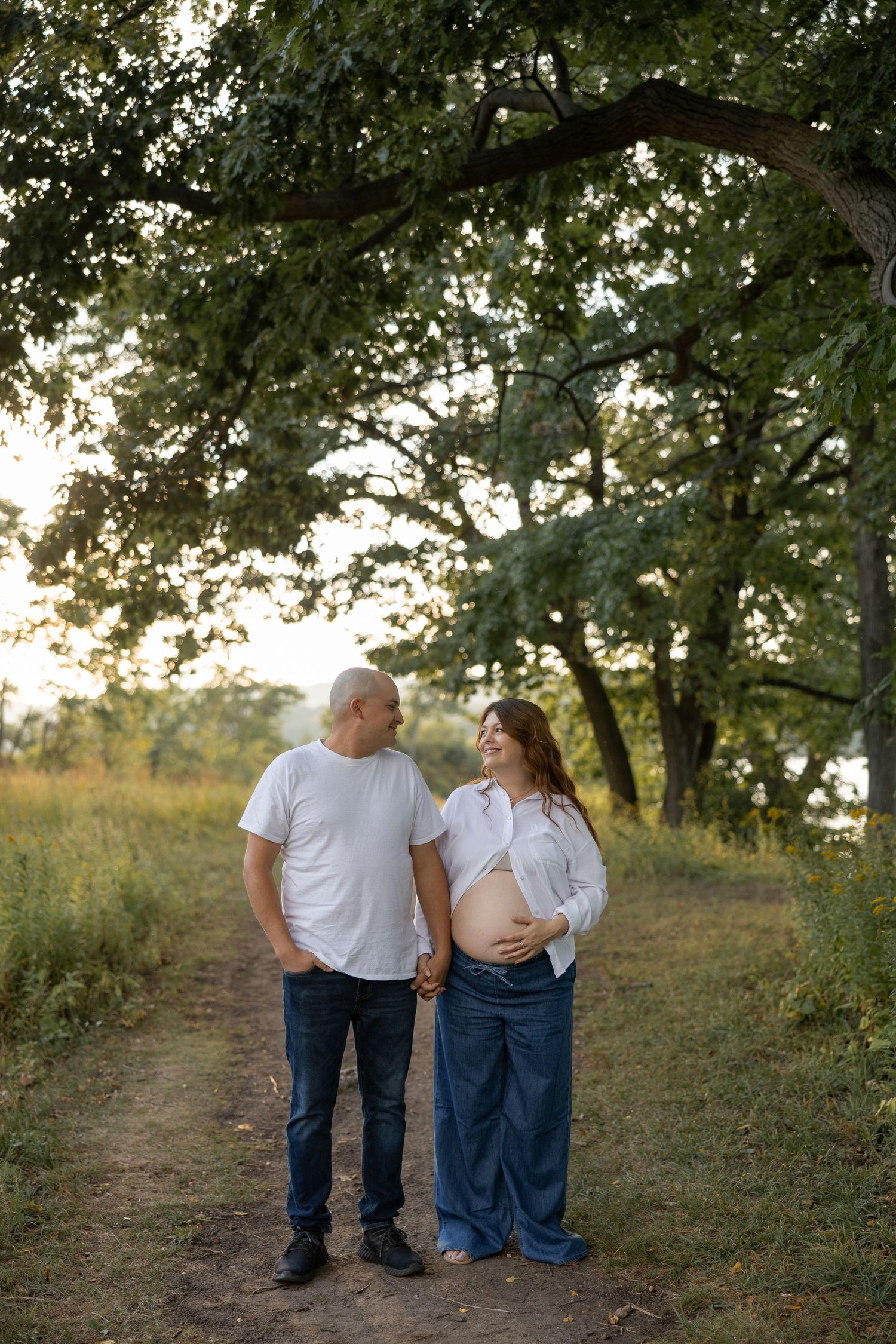 Sunset Maternity Milestone Session in Hamilton, Ontario.