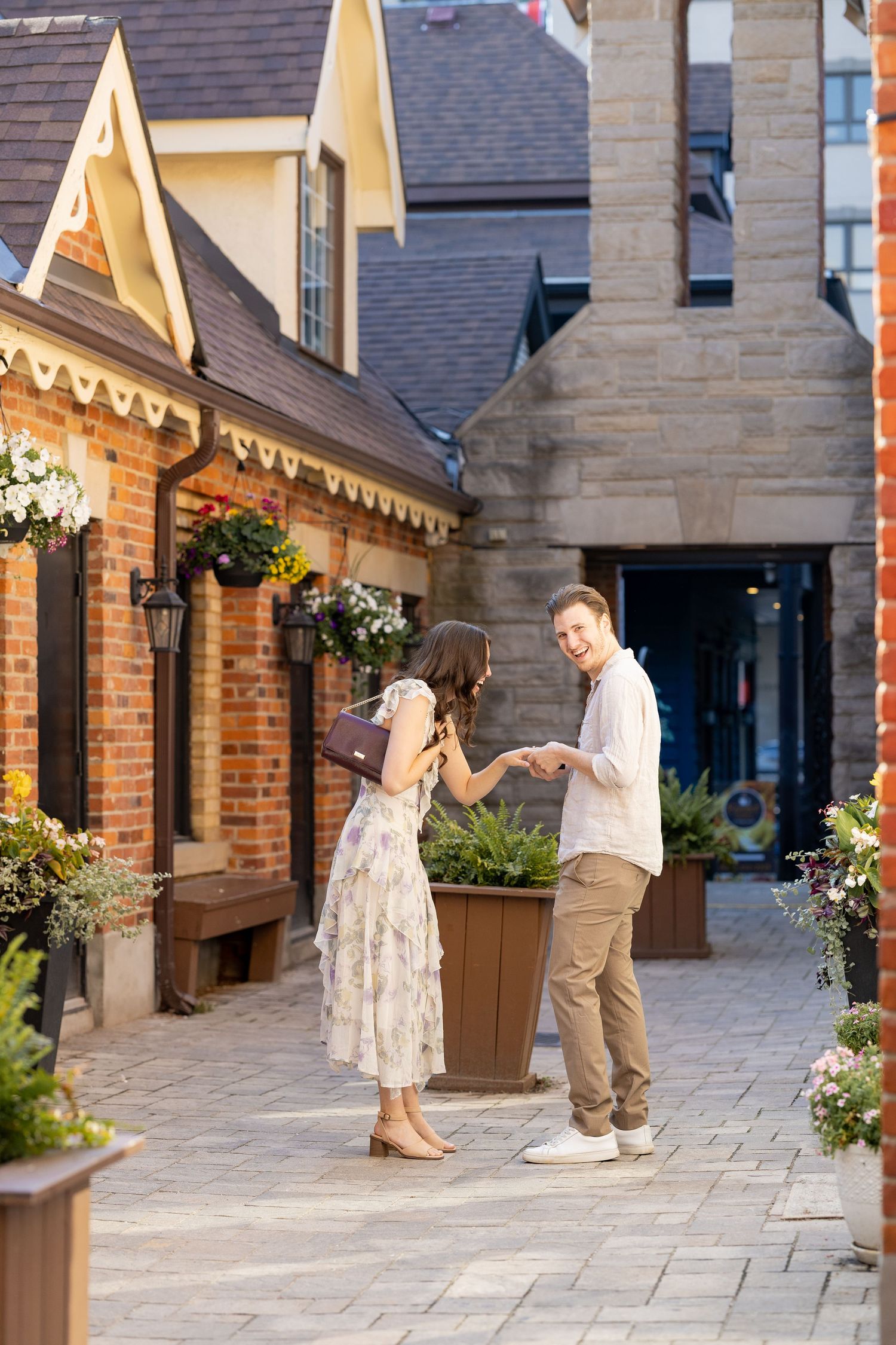 Proposal and Engagement Session at Burlington Village, Ontario.