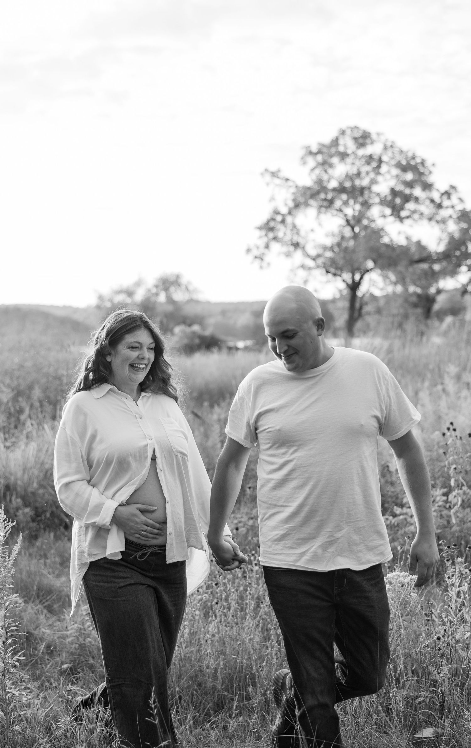 Sunset Maternity Milestone Session in Hamilton, Ontario.