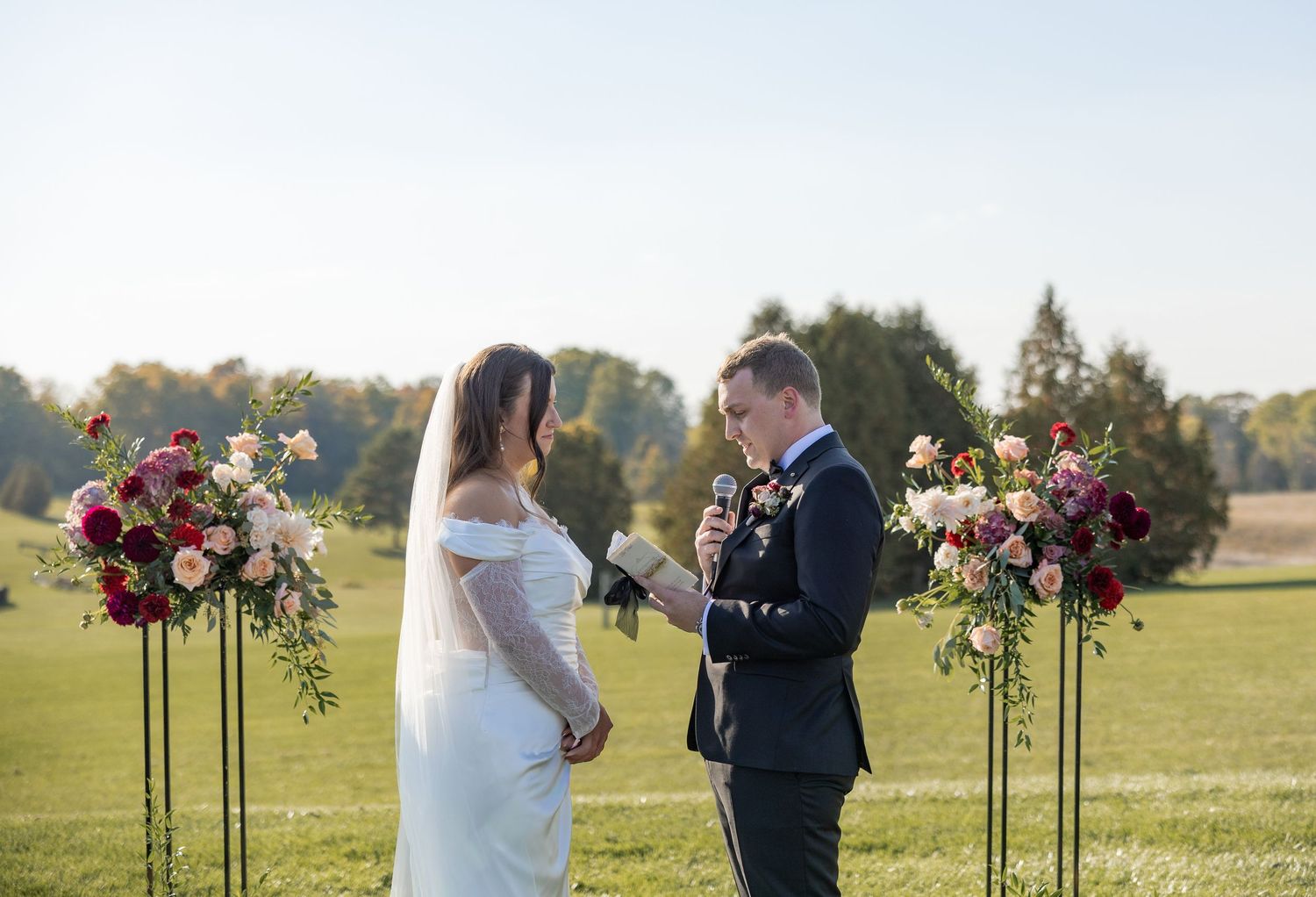 Fall Wedding Day at Waterstone Estate and Farms in Newmarket, Ontario.