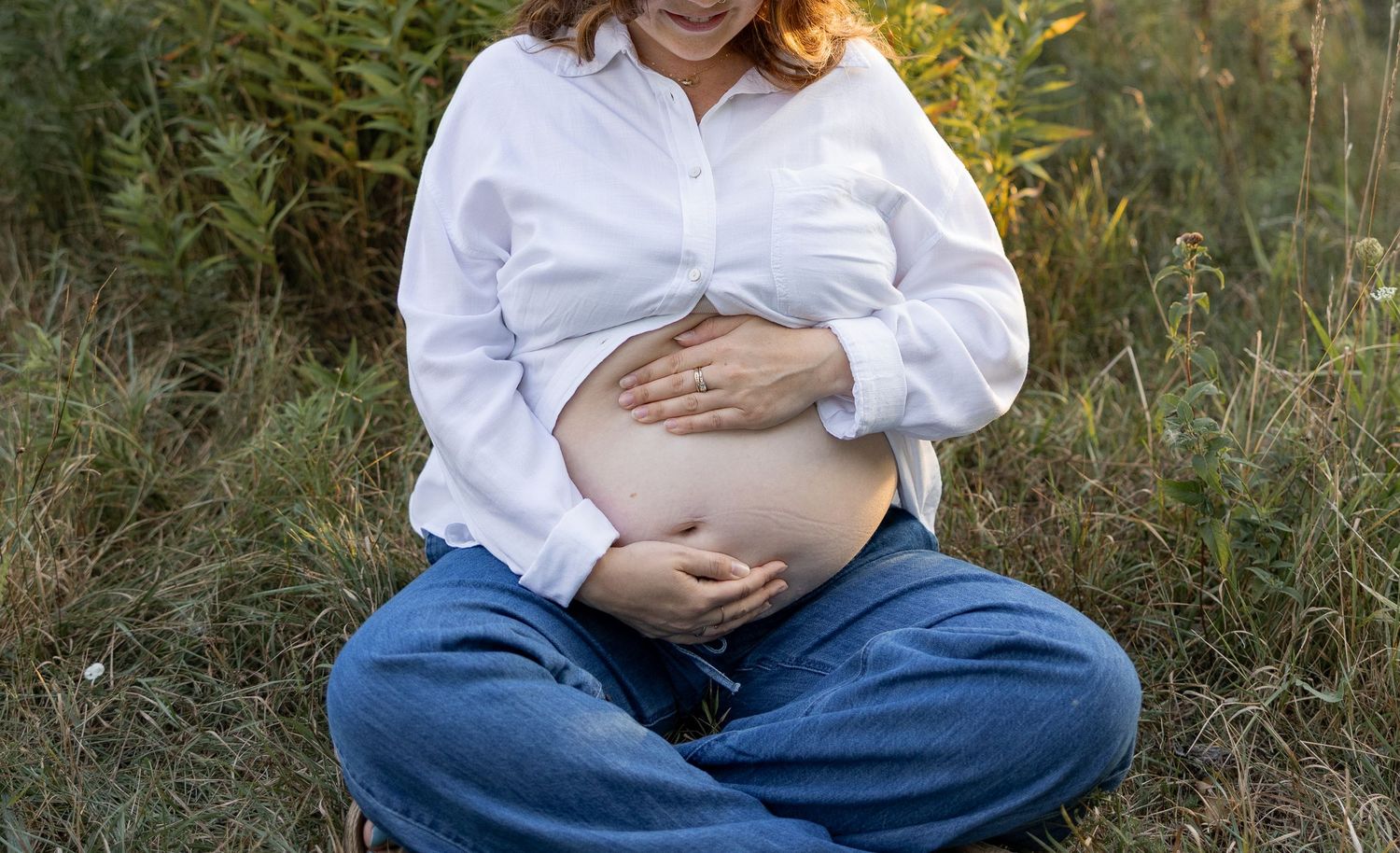 Sunset Maternity Milestone Session in Hamilton, Ontario.