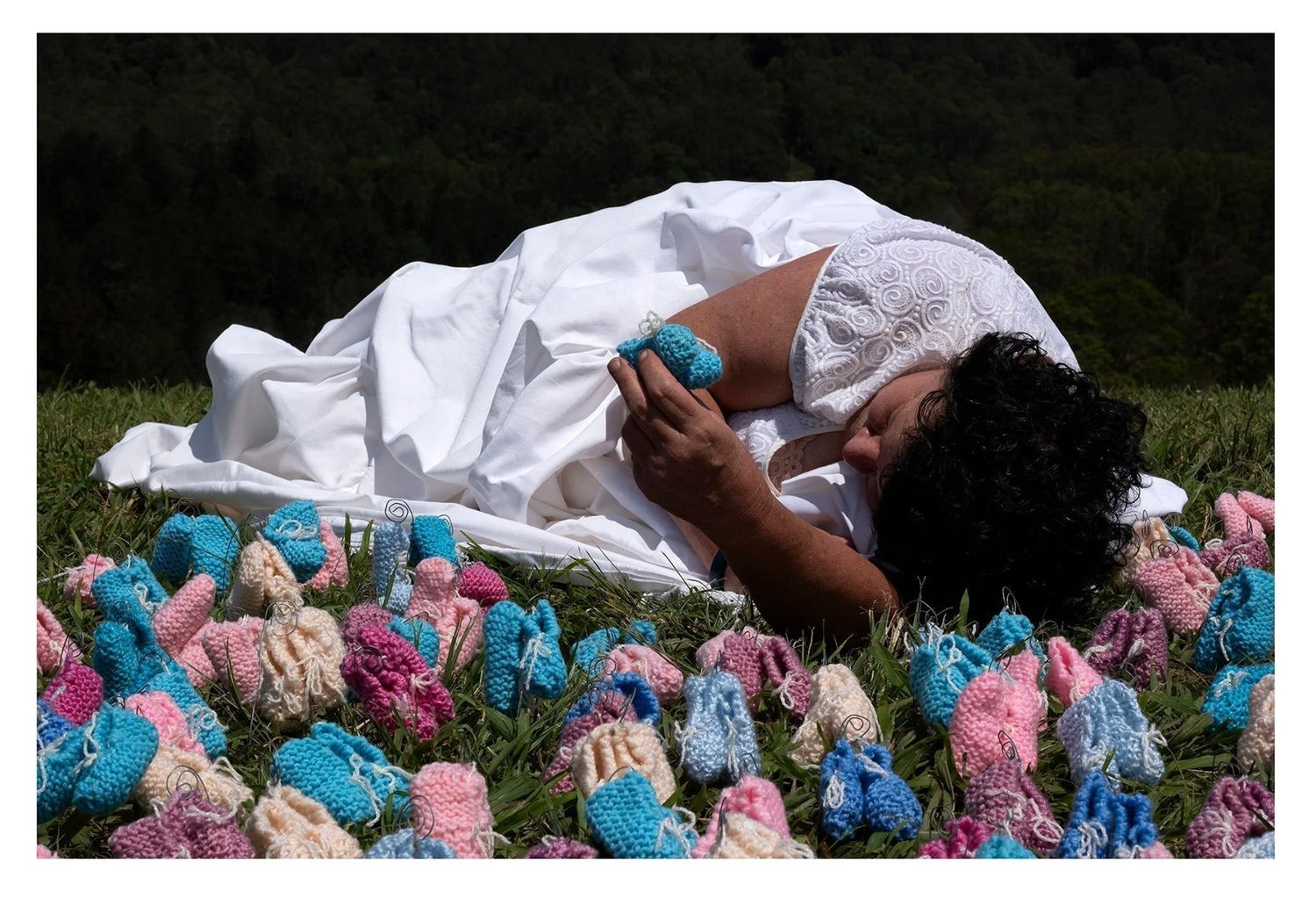 Taken by Raymond Mather, a Percival Photographic Portrait Prize 2026 finalist work exploring forced adoption.