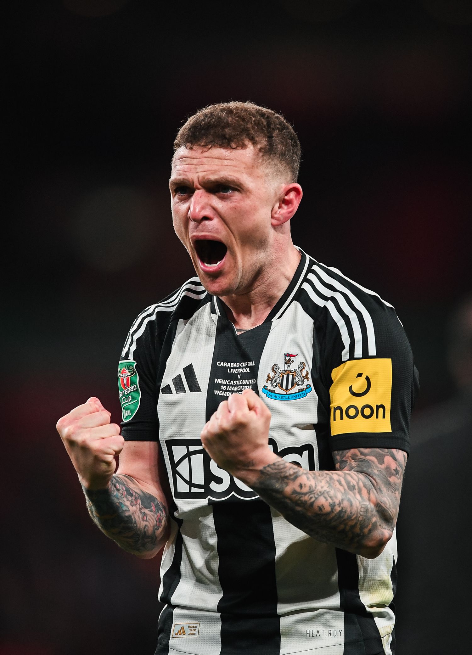 Kieran Trippier Celebrates at Wembley