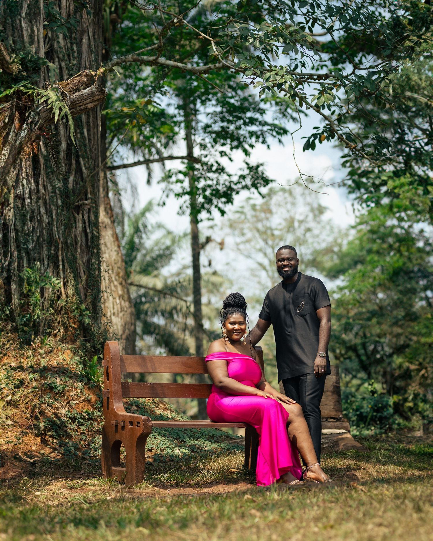 Professional portrait photography in Accra, Ghana by Lensstory Studios, capturing authentic expressions and timeless beauty.