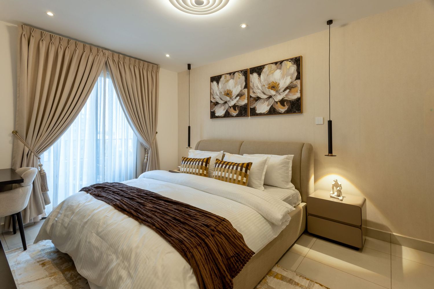 Real estate image showing layout and natural lighting