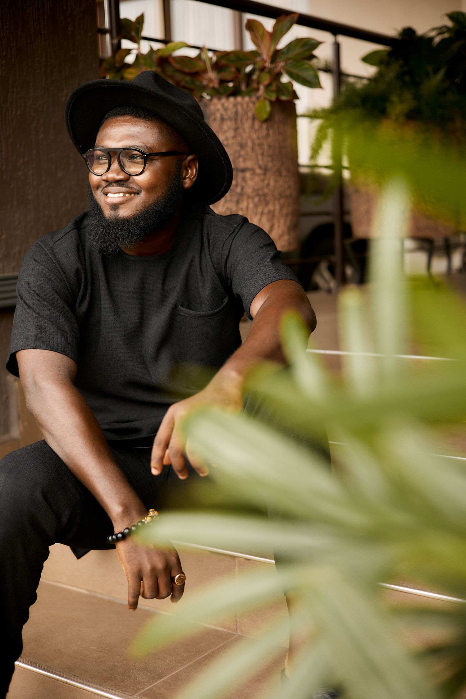 Professional portrait photography in Accra, Ghana by Lensstory Studios capturing authentic expressions and timeless beauty.