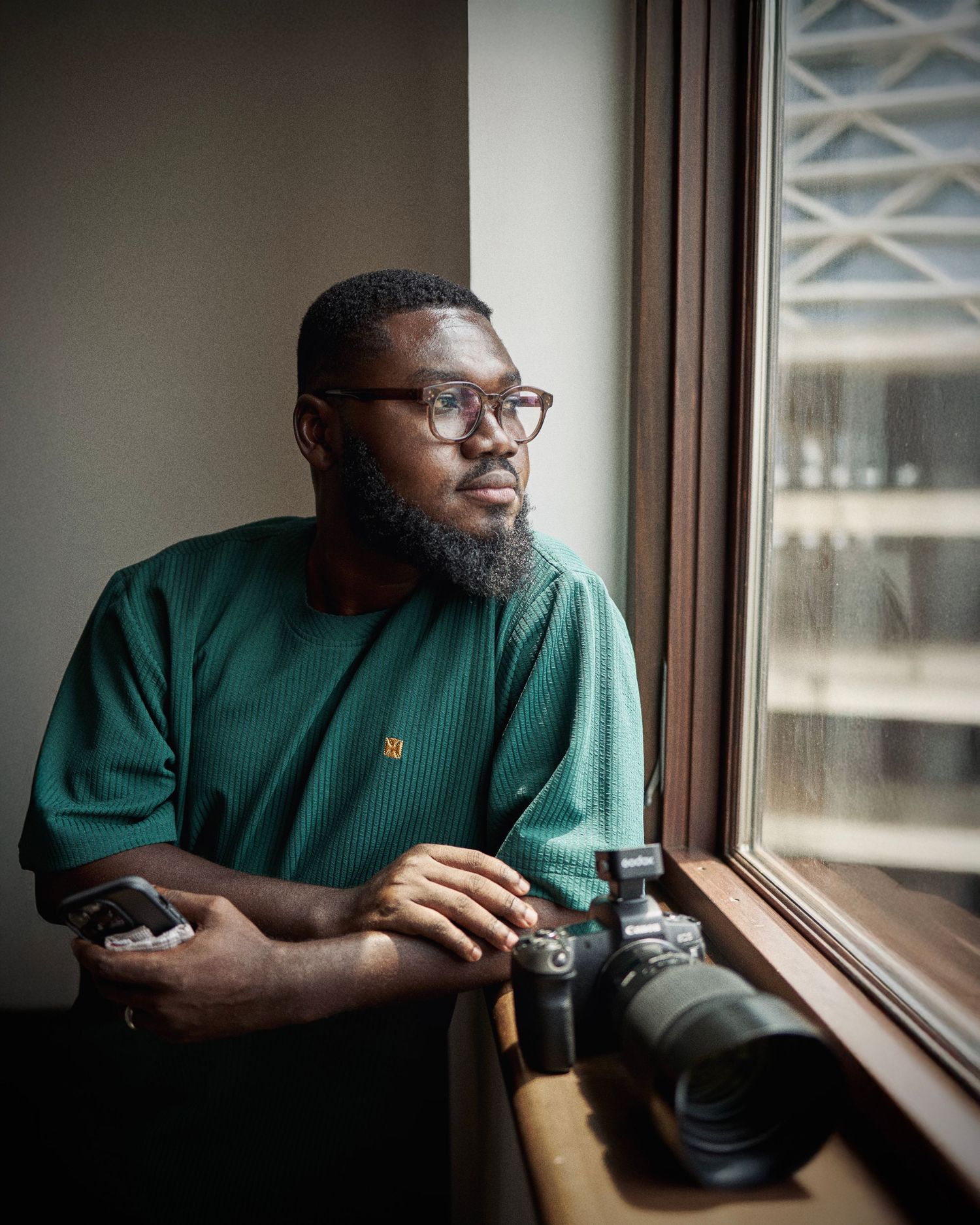 Professional portrait photography in Accra, Ghana by Lensstory Studios, capturing authentic expressions and timeless beauty.