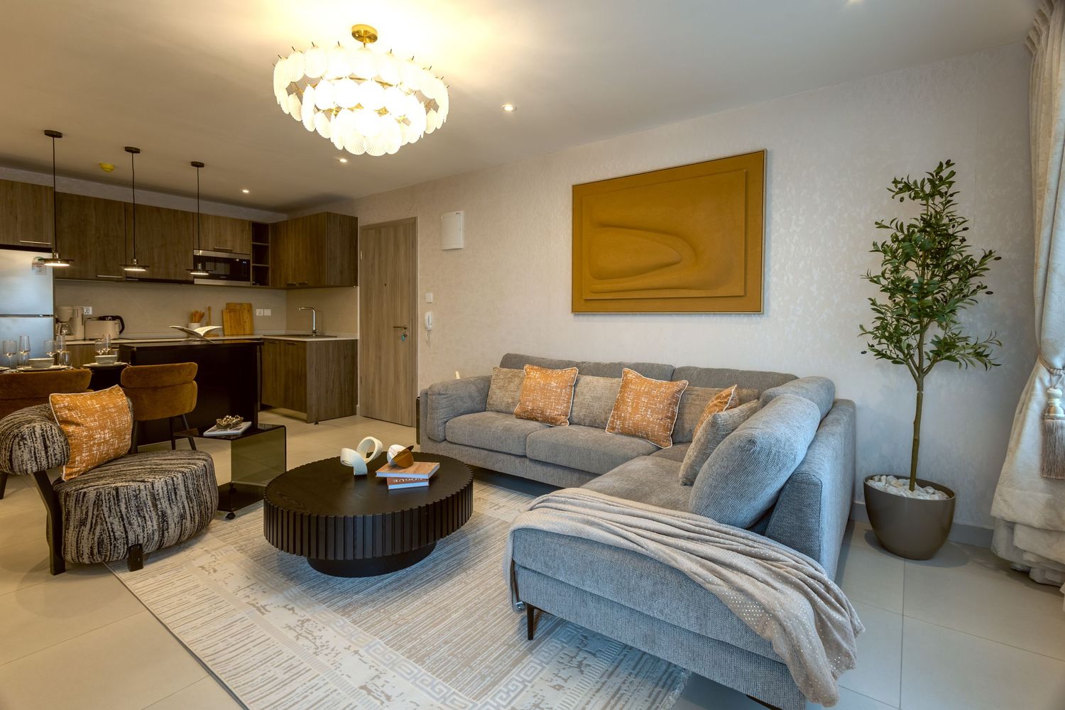 Real estate image showing layout and natural lighting