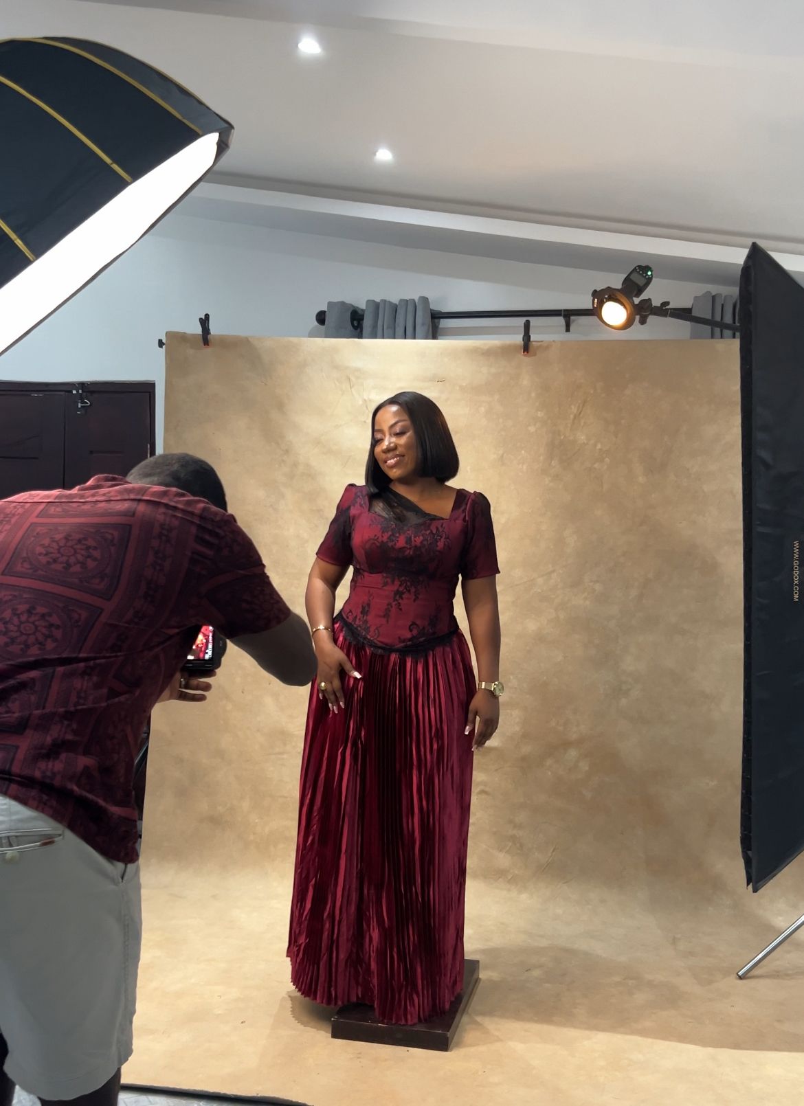 Professional portrait photography in Accra, Ghana by Lensstory Studios capturing authentic expressions and timeless beauty.