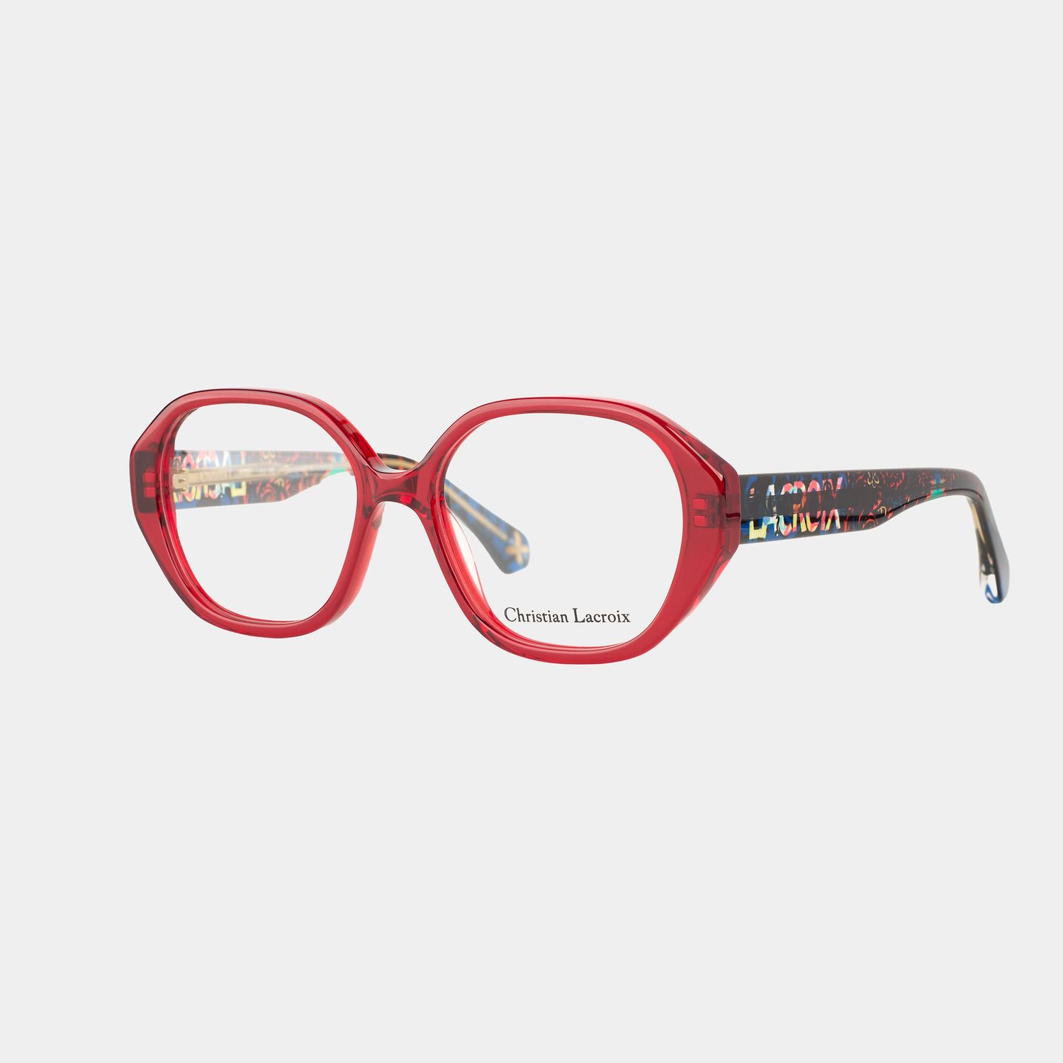 Packshot of eyewear isolated on off white for retail use
