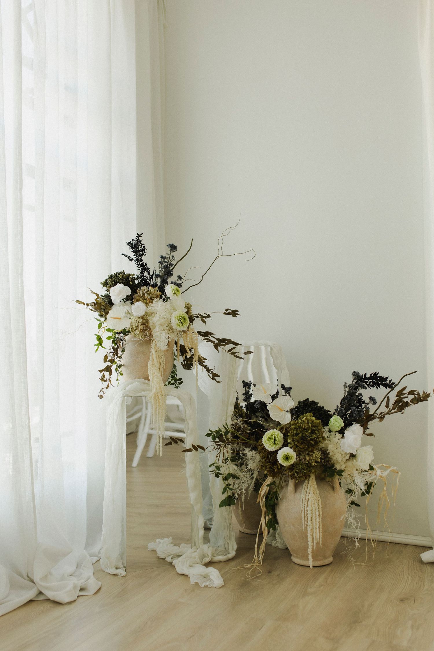 Floral arrangement for Hamilton Wedding venue