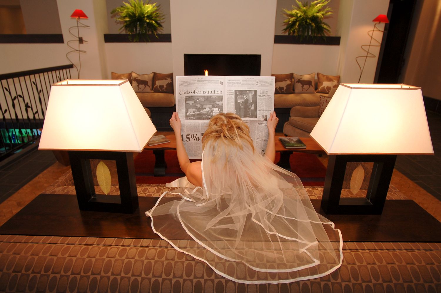 Intimate portrait of a bride holding a journal during wedding preparations