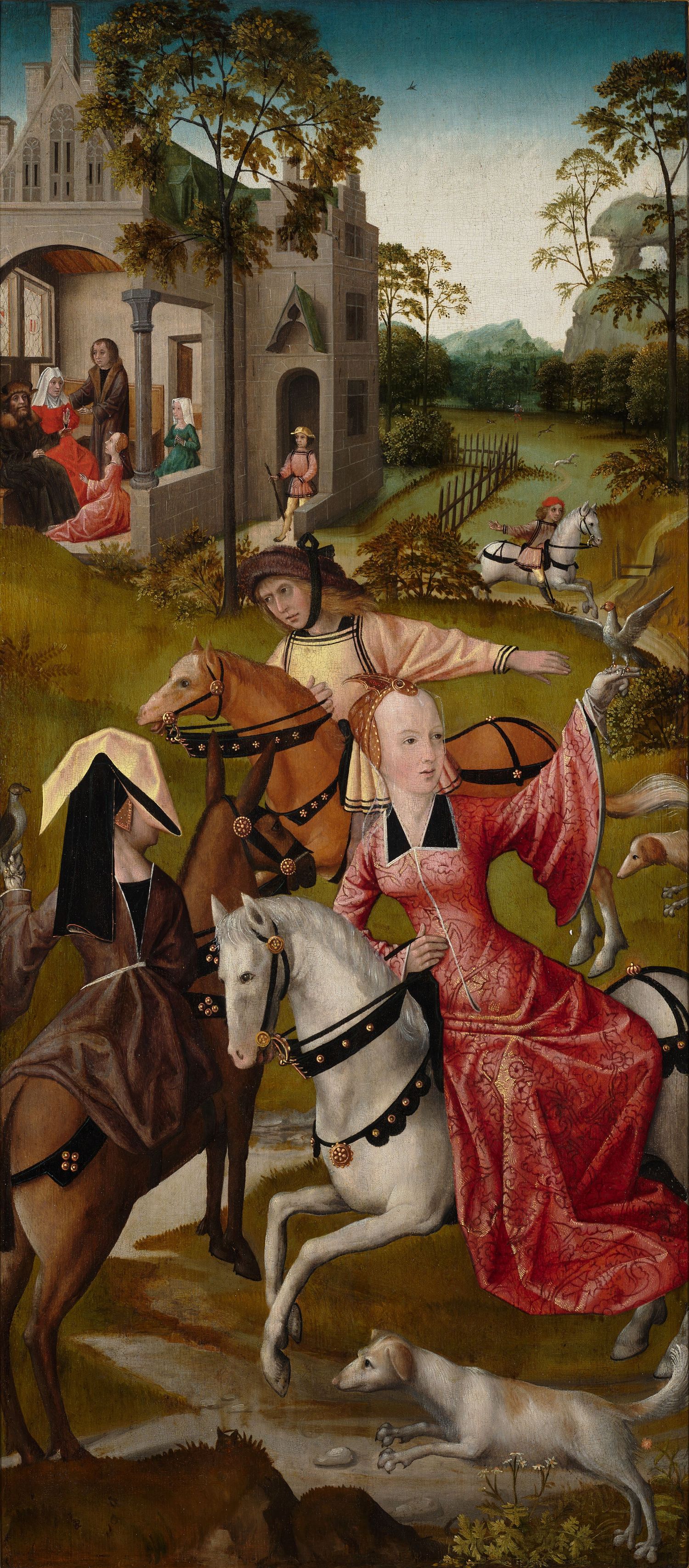 Reproduction photographique d’une peinture ancienne représentant une scène religieuse — Chroma & Muséa