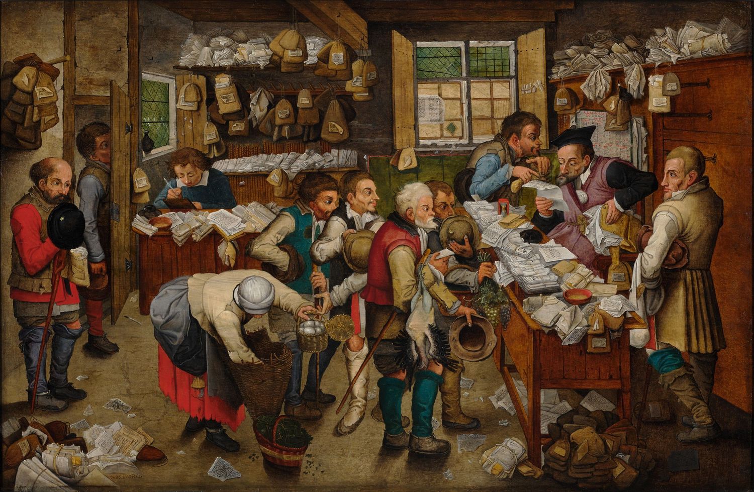 Reproduction photographique d’une peinture ancienne représentant une scène de vie — Chroma & Muséa