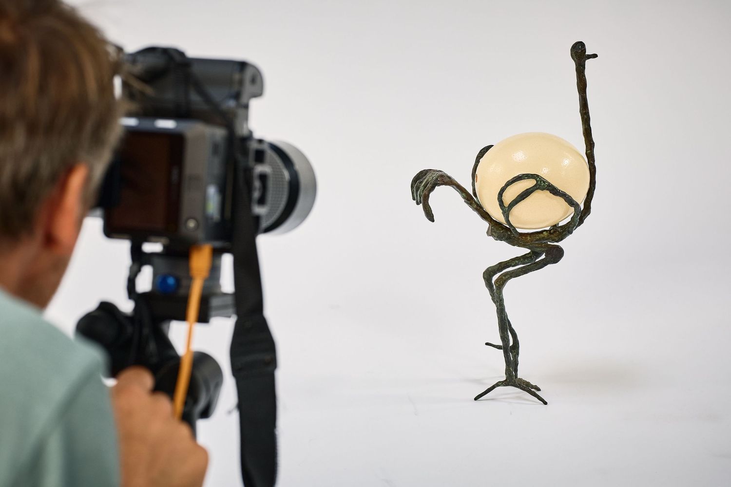 Prise de vue d’une œuvre lors d’une séance de reproduction photographique — Chroma & Muséa