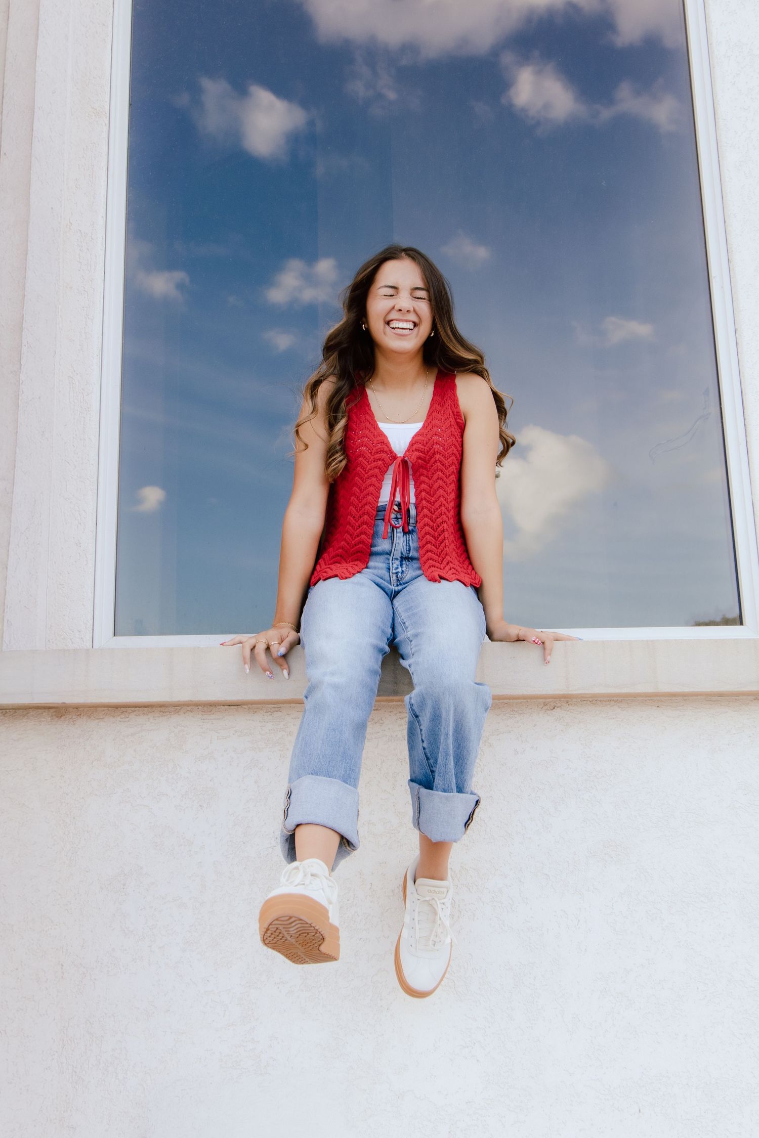 High school senior portrait taken during a senior photography session in Southwest Kansas.