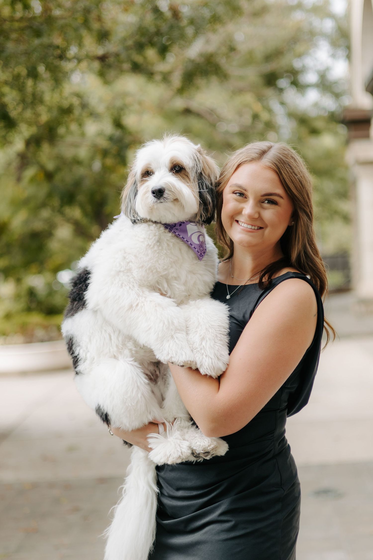 College senior portrait celebrating graduation in Manhattan, Kansas.