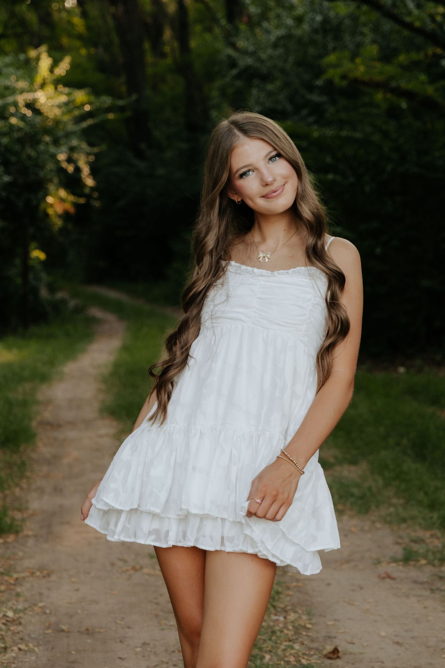 High school senior portrait taken during a senior photography session in Southwest Kansas.