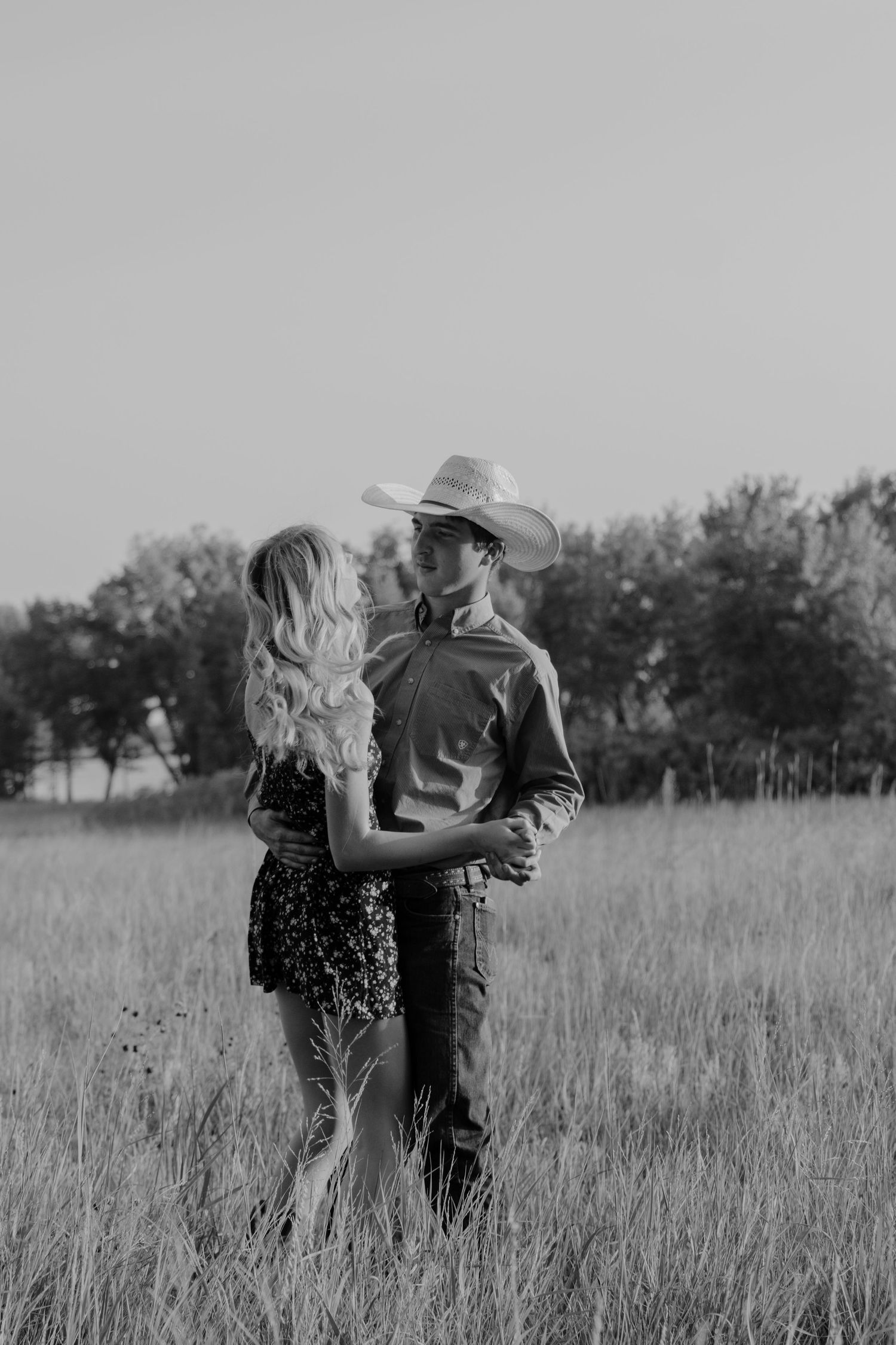 Couple posing together during a couples photography session.