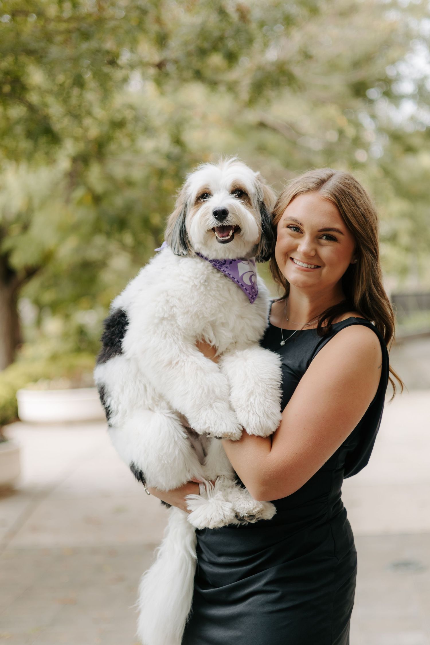 College senior portrait celebrating graduation in Manhattan, Kansas.